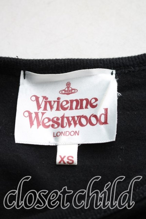 画像3: ヴィヴィアンウエストウッド 中古 / スカルptTシャツ XS 黒  H-25-12-07-023-ts-IN-ZH (3)