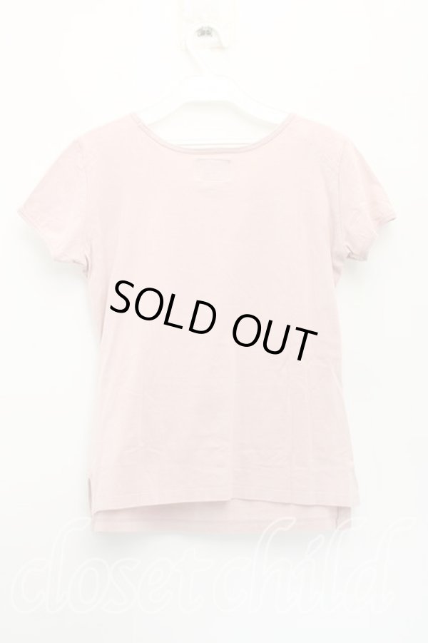 画像2: ANGLOMANIA 中古 / ホワイトキャットptTシャツ S ピンク  H-25-12-07-025-ts-IN-ZH (2)