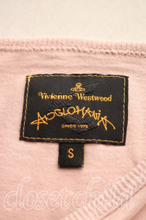 画像3: ANGLOMANIA 中古 / ホワイトキャットptTシャツ S ピンク  H-25-12-07-025-ts-IN-ZH (3)