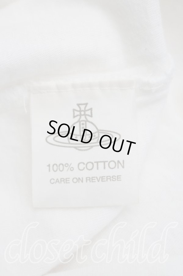 画像4: ヴィヴィアンウエストウッド 中古 / テディベアptTシャツ XS 白  H-25-12-07-027-ts-IN-ZH (4)