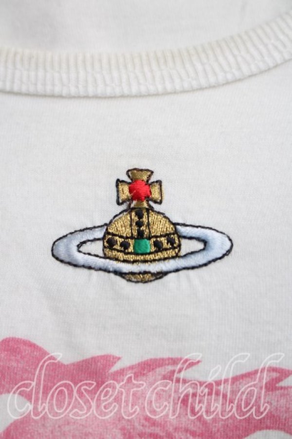 画像6: ヴィヴィアンウエストウッド 中古 / テディベアptTシャツ XS 白  H-25-12-07-027-ts-IN-ZH (6)