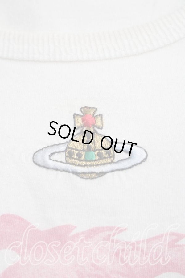 画像6: ヴィヴィアンウエストウッド 中古 / テディベアptTシャツ XS 白  H-25-12-07-027-ts-IN-ZH (6)