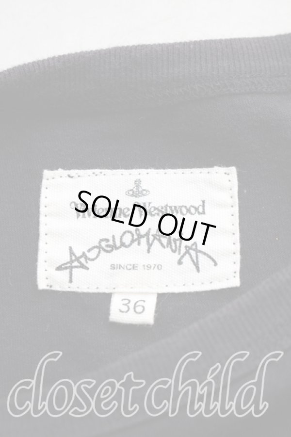 画像3: ANGLOMANIA 中古 / フラワーptTシャツ 36(S相当) 黒  H-25-12-07-028-ts-IN-ZH (3)