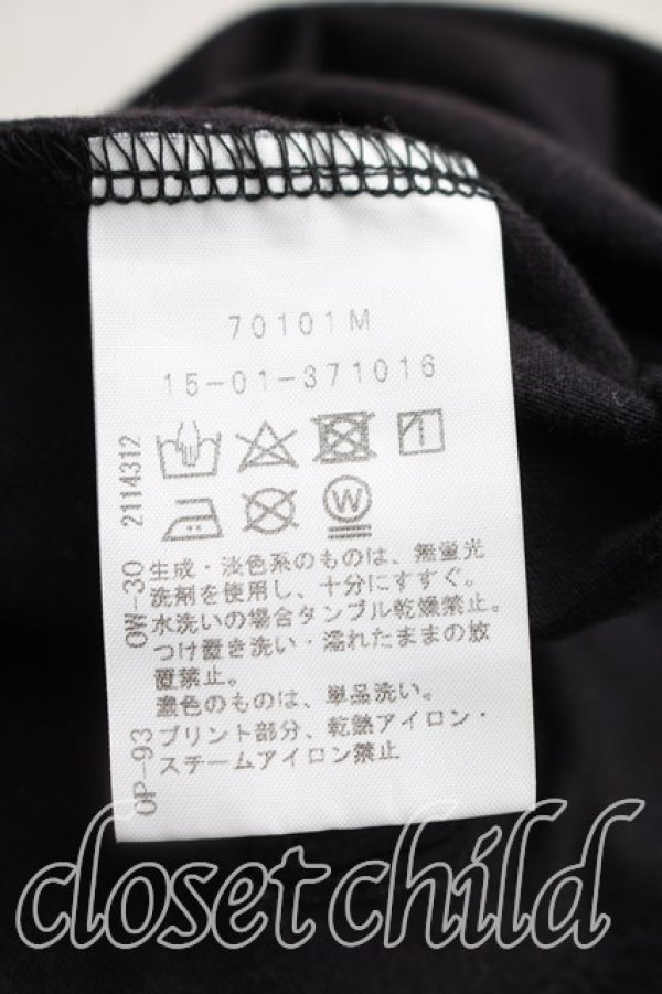 画像4: ANGLOMANIA 中古 / フラワーptTシャツ 36(S相当) 黒  H-25-12-07-028-ts-IN-ZH (4)