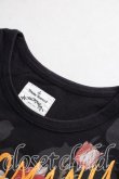 画像6: ANGLOMANIA 中古 / フラワーptTシャツ 36(S相当) 黒  H-25-12-07-028-ts-IN-ZH (6)