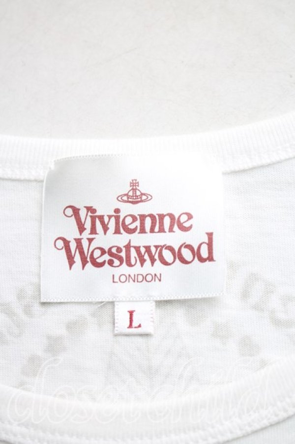 画像3: ヴィヴィアンウエストウッド 中古 / ウィングハートTシャツ L 白  H-25-12-07-030-ts-OD-ZH (3)