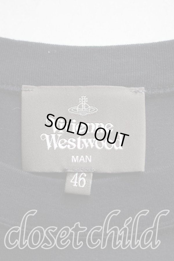 画像3: ヴィヴィアンウエストウッド 中古 / ボーンオーブTシャツ 46(メンズM相当) 黒  H-25-12-07-031-ts-IN-ZH (3)