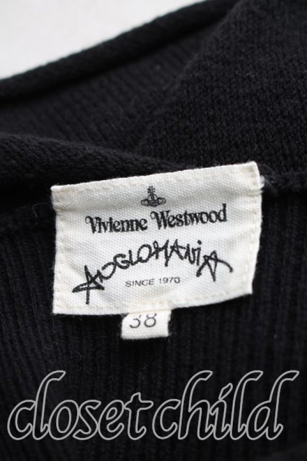 画像3: ANGLOMANIA 中古 / カットラスオーブ刺繍ニット 38(M相当) 黒  H-25-12-07-034-to-IN-ZH (3)