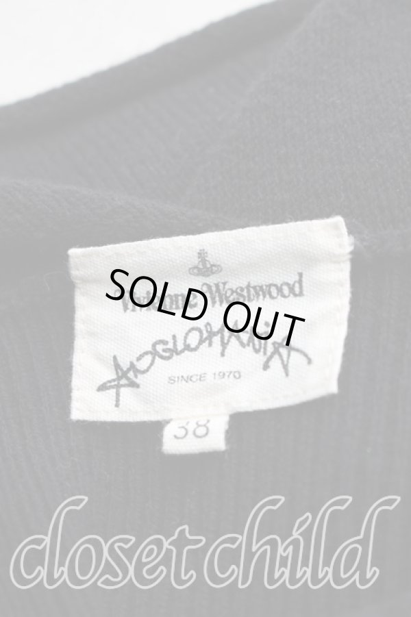 画像3: ANGLOMANIA 中古 / カットラスオーブ刺繍ニット 38(M相当) 黒  H-25-12-07-034-to-IN-ZH (3)