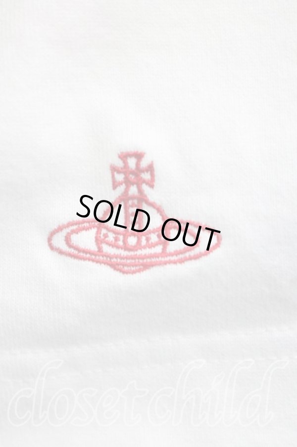 画像6: ヴィヴィアンウエストウッド 中古 / コットン度詰ジャージーハート衿ポロトップ 00(ワンサイズ) 白  H-25-12-07-037-to-IN-ZH (6)