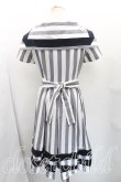 画像2: ヴィヴィアンウエストウッド 中古 / マリンストライプドレス 00(ワンピース) 白×灰  H-25-12-07-005-op-IN-ZH (2)