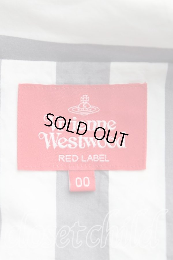 画像3: ヴィヴィアンウエストウッド 中古 / マリンストライプドレス 00(ワンピース) 白×灰  H-25-12-07-005-op-IN-ZH (3)