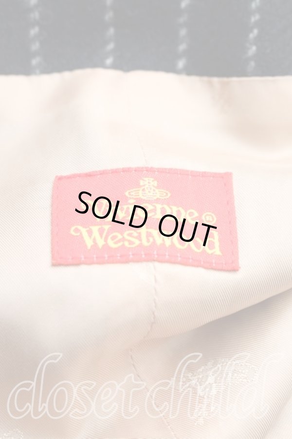 画像3: ヴィヴィアンウエストウッド 中古 / ストライプウエストコート 44（XL相当） 紺  H-25-12-07-040-to-OD-ZH (3)