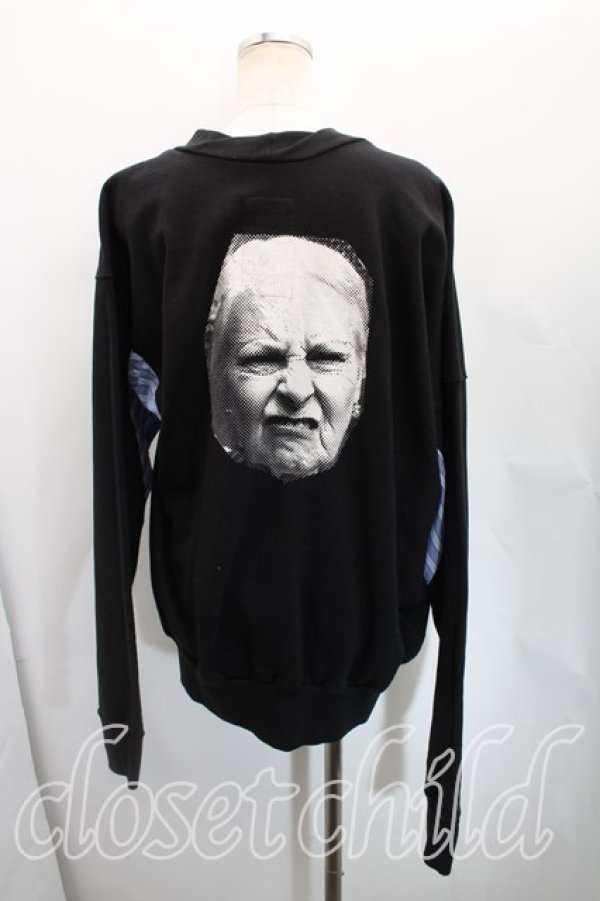 画像2: Worlds End 中古 / フェイスptオーガニックコットンスウェット S 黒  H-25-12-07-041-to-OD-ZH (2)