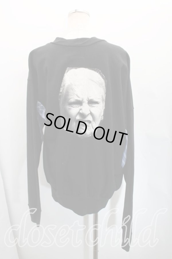 画像2: Worlds End 中古 / フェイスptオーガニックコットンスウェット S 黒  H-25-12-07-041-to-OD-ZH (2)