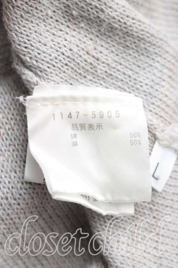 画像4: ヴィヴィアンウエストウッド 中古 / コットンニットノースリーブ L ベージュ  H-25-12-07-042-to-IN-ZH (4)