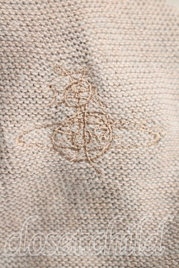 画像6: ヴィヴィアンウエストウッド 中古 / コットンニットノースリーブ L ベージュ  H-25-12-07-042-to-IN-ZH (6)