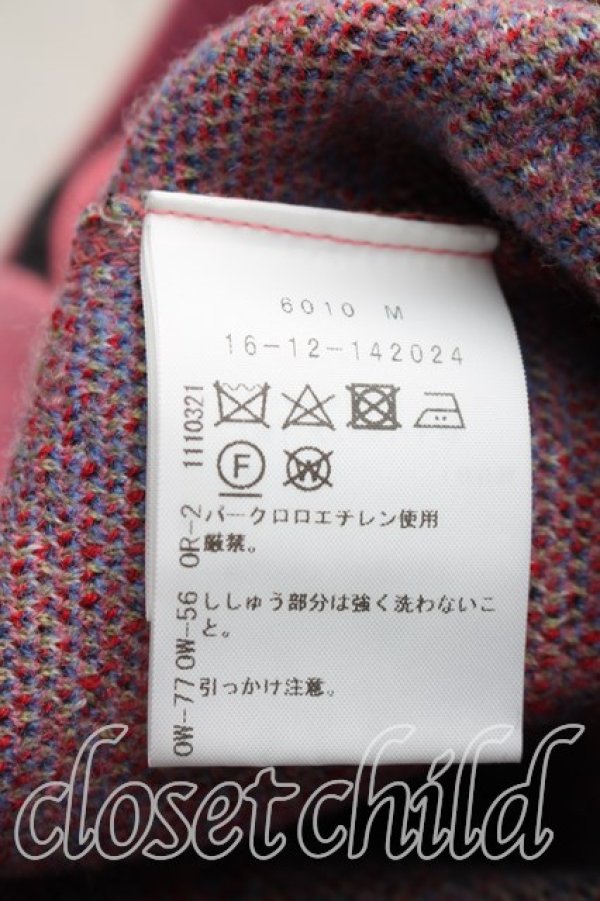 画像4: ヴィヴィアンウエストウッド 中古 / アーガイルカーディガン 00(ワンサイズ) ピンク  H-25-12-07-043-to-IN-ZH (4)