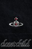 画像6: ヴィヴィアンウエストウッド 中古 / オーブ刺繍フロントタイ半袖カットソー 00(ワンサイズ) 黒  H-25-12-07-044-to-IN-ZH (6)