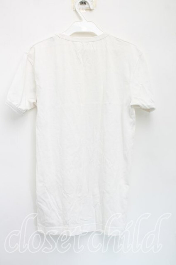 画像2: ANGLOMANIA 中古 / カットラスオーブ刺繍Tシャツ XS 白  H-25-12-07-045-ts-OD-ZH (2)