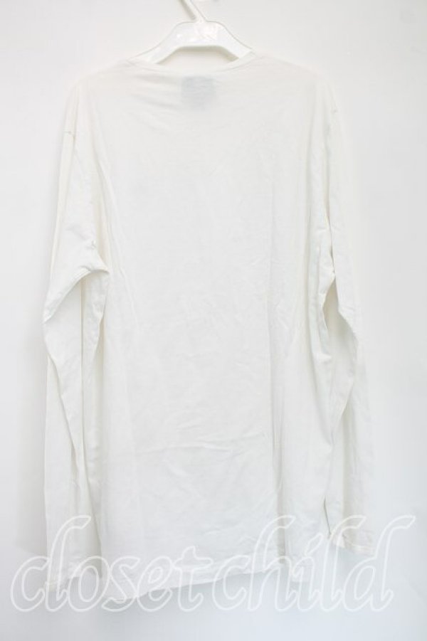 画像2: ヴィヴィアンウエストウッド 中古 / オーブ刺繍長袖カットソー XL 白  H-25-12-07-046-to-OD-ZH (2)