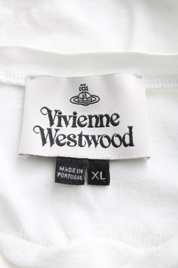 画像3: ヴィヴィアンウエストウッド 中古 / オーブ刺繍長袖カットソー XL 白  H-25-12-07-046-to-OD-ZH (3)