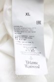 画像4: ヴィヴィアンウエストウッド 中古 / オーブ刺繍長袖カットソー XL 白  H-25-12-07-046-to-OD-ZH (4)