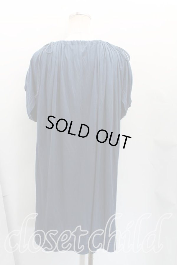 画像2: ヴィヴィアンウエストウッド 中古 / ギャザーワンピース 2(9号相当) 紺  H-25-12-07-006-op-IN-ZH (2)