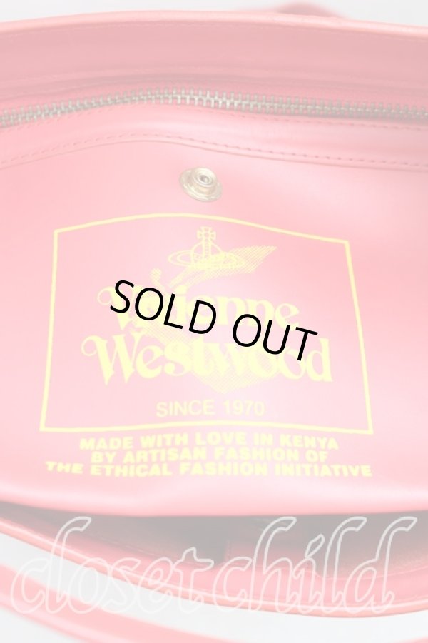 画像5: ヴィヴィアンウエストウッド 中古 / スタジオショッパーショルダーバッグ  赤  H-25-12-07-047-ba-IN-ZH (5)