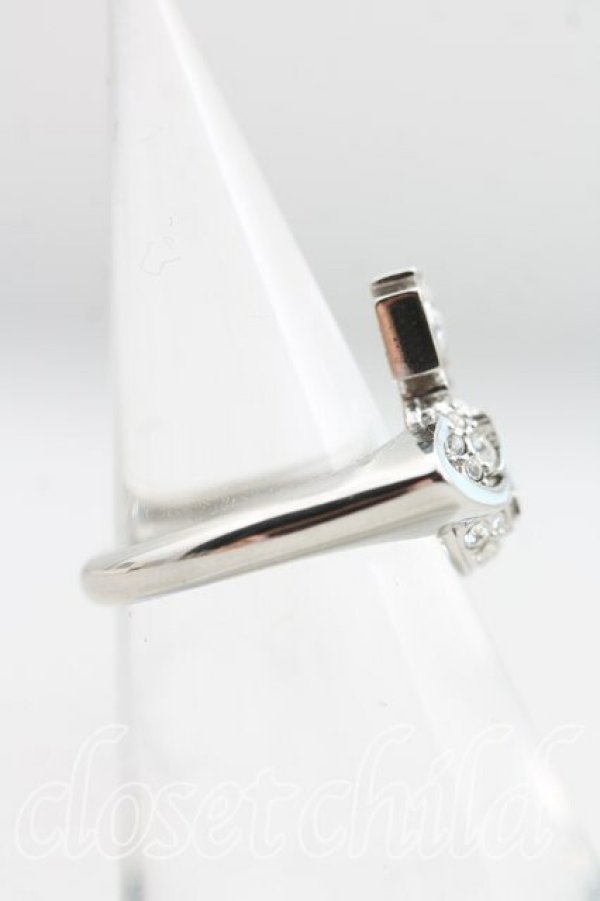 画像3: ヴィヴィアンウエストウッド 中古 / Darlene Ring S(11号相当) シルバー×水色  H-25-12-07-049-rg-IN-ZH (3)