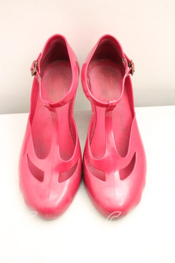 画像2: ヴィヴィアンウエストウッド×Melissa 中古 / メリージェーンシューズ 38(24cm相当) ピンク  H-25-12-07-051-sh-IN-ZH (2)