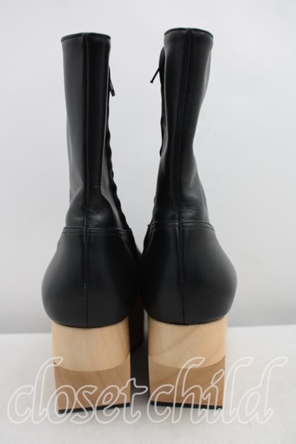 画像4: ヴィヴィアンウエストウッド 中古 / ロッキンホースブーツ UK6（24.5cm相当） 黒  H-25-12-07-052-sh-OD-ZH (4)