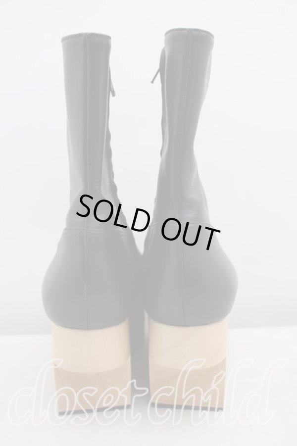 画像4: ヴィヴィアンウエストウッド 中古 / ロッキンホースブーツ UK6（24.5cm相当） 黒  H-25-12-07-052-sh-OD-ZH (4)