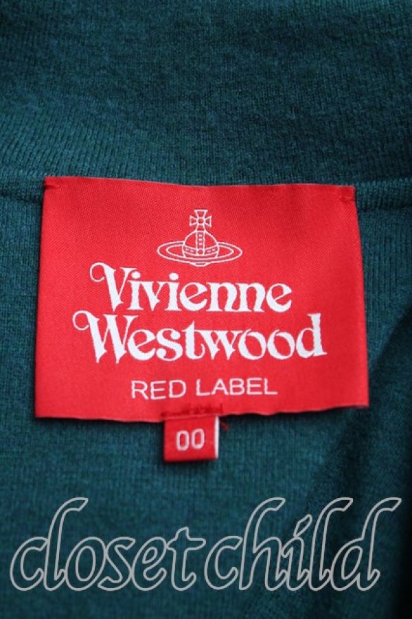 画像3: ヴィヴィアンウエストウッド 中古 / ラブ襟ニットジャケット 00(ワンサイズ) 緑  H-25-12-07-001-jc-IN-ZH (3)