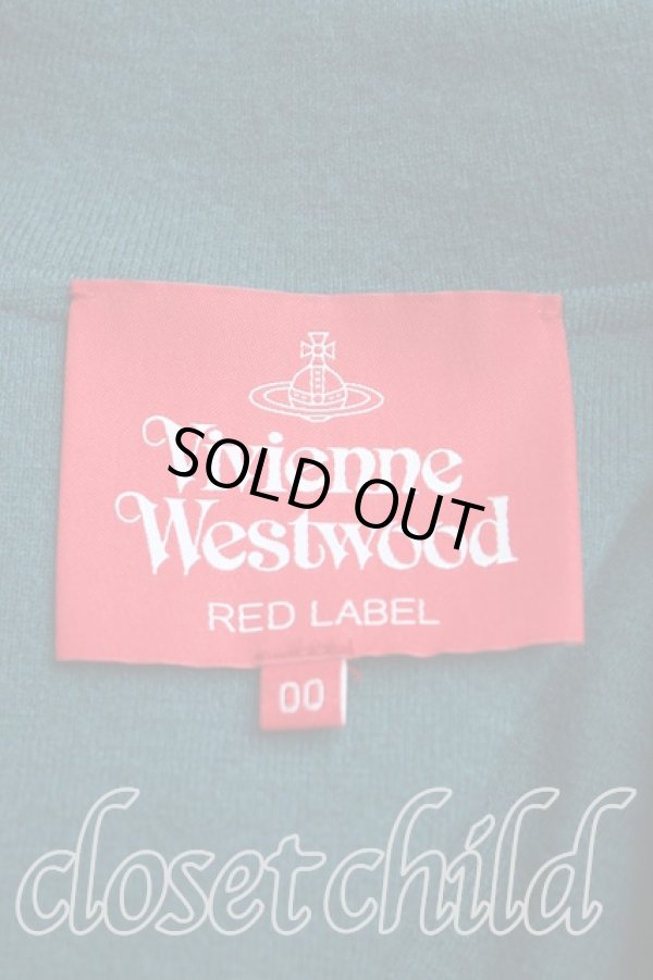 画像3: ヴィヴィアンウエストウッド 中古 / ラブ襟ニットジャケット 00(ワンサイズ) 緑  H-25-12-07-001-jc-IN-ZH (3)