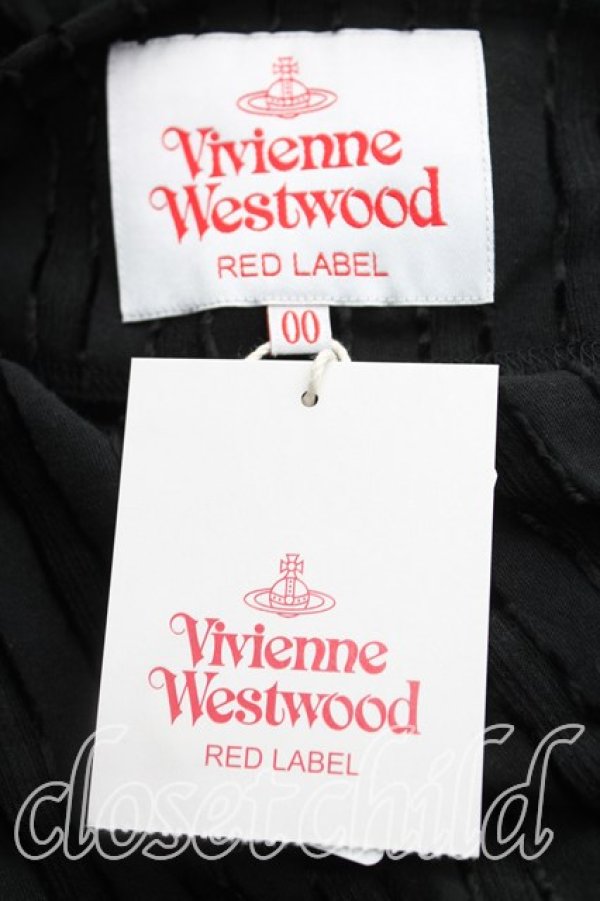 画像3: ヴィヴィアンウエストウッド 中古 / レジメンタルベロアワンピース 00(ワンサイズ) 黒  H-25-12-07-007-op-IN-ZH (3)