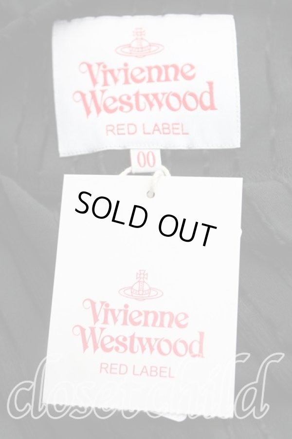 画像3: ヴィヴィアンウエストウッド 中古 / レジメンタルベロアワンピース 00(ワンサイズ) 黒  H-25-12-07-007-op-IN-ZH (3)