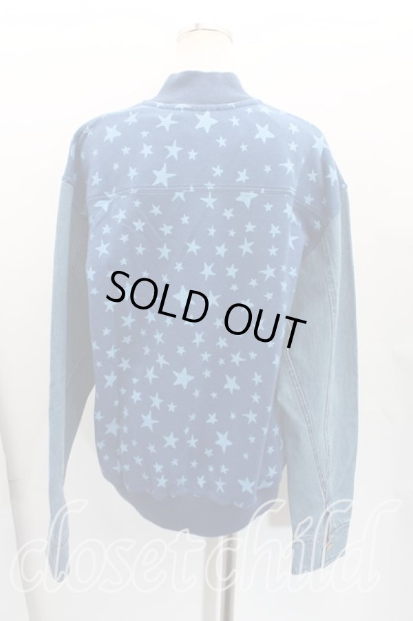 画像2: ヴィヴィアンウエストウッド Anglomania and Lee 中古 / バーシティジャケット L 青  H-25-12-07-008-co-OD-ZH (2)