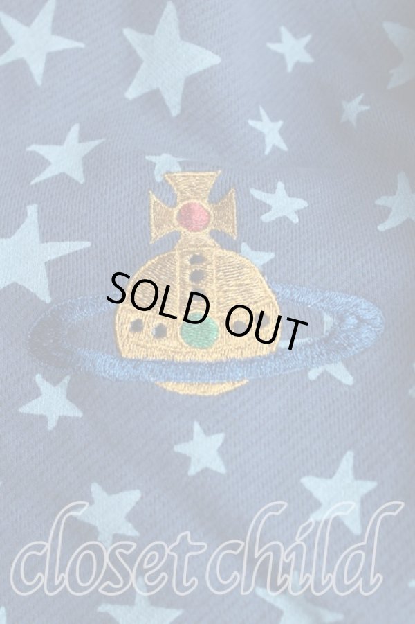 画像5: ヴィヴィアンウエストウッド Anglomania and Lee 中古 / バーシティジャケット L 青  H-25-12-07-008-co-OD-ZH (5)