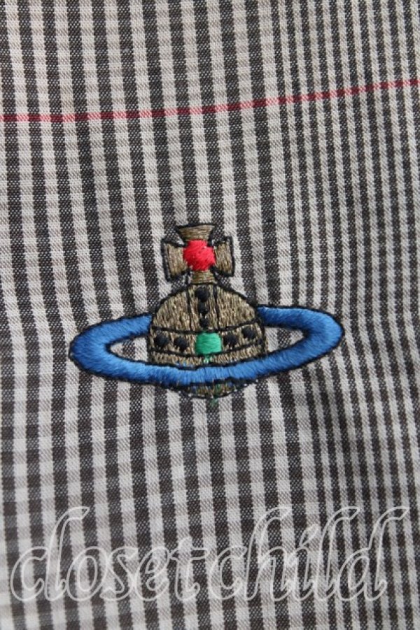 画像6: ヴィヴィアンウエストウッド 中古 / グレンチェックパジャマパンツ M 灰  H-25-12-07-010-pa-OD-ZH (6)