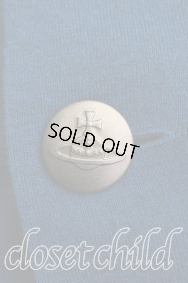 画像6: ヴィヴィアンウエストウッド 中古 / ラブ襟ニットジャケット 00(ワンサイズ) 緑  H-25-12-07-001-jc-IN-ZH (6)