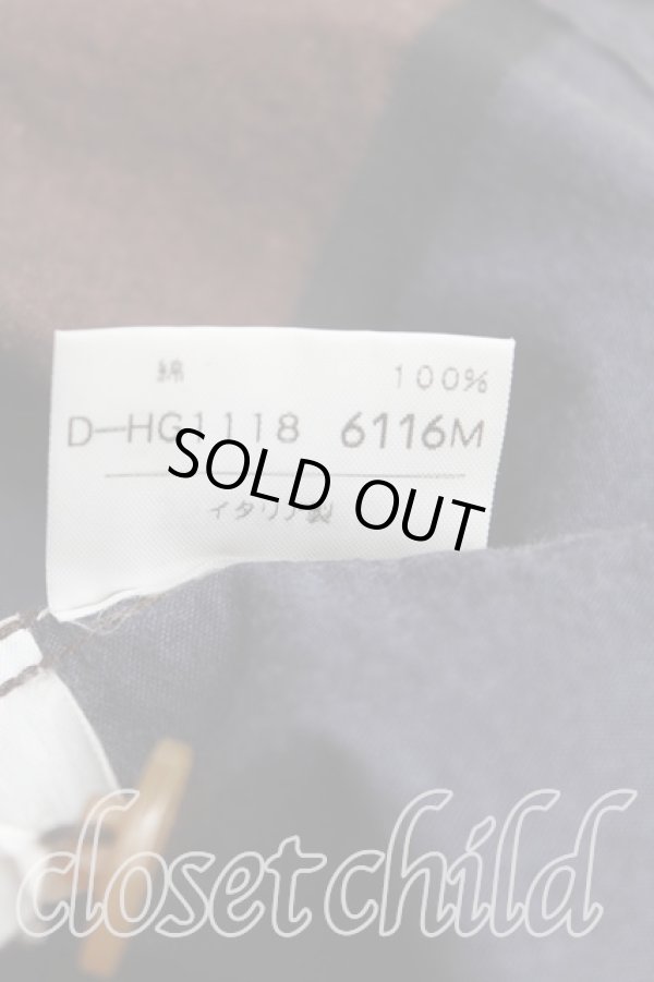 画像5: ヴィヴィアンウエストウッド MAN 中古 / ストライプシャツ III(メンズL相当） 茶ｘ紺  H-25-12-07-012-bl-OD-ZH (5)