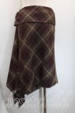 画像2: ヴィヴィアンウエストウッド 中古 / タータンチェックラップスカート 01(7号相当) 茶  H-25-12-07-016-sk-IN-ZH (2)