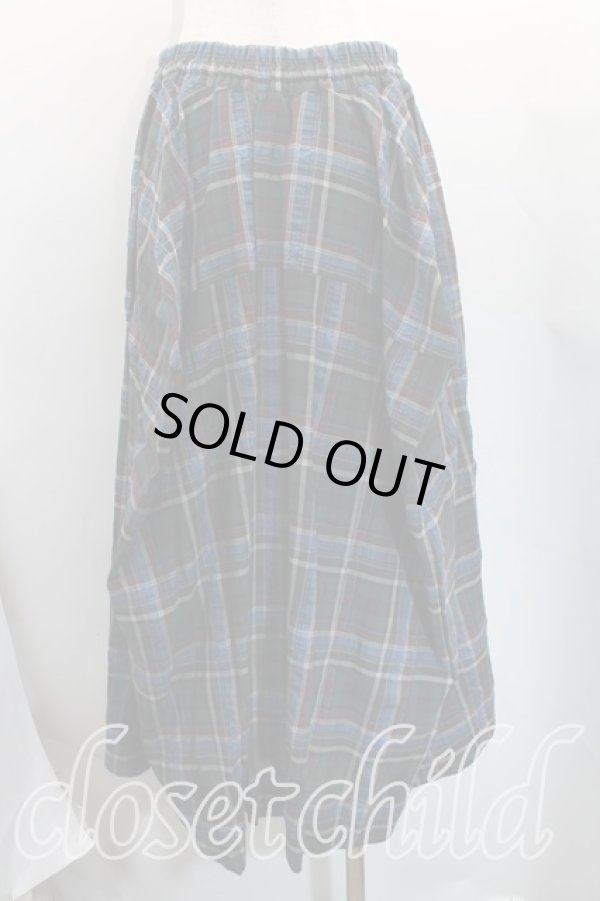 画像2: ヴィヴィアンウエストウッド 中古 / タータンチェックスカート 00(ワンサイズ) 緑  H-25-12-07-017-sk-IN-ZH (2)