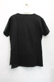 画像2: ヴィヴィアンウエストウッド MAN 中古 / TS/パンチウッドラウンドネック半袖Tシャツ 46（メンズM相当） 黒  H-25-12-14-021-ts-OD-ZH (2)