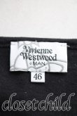 画像3: ヴィヴィアンウエストウッド MAN 中古 / TS/パンチウッドラウンドネック半袖Tシャツ 46（メンズM相当） 黒  H-25-12-14-021-ts-OD-ZH (3)
