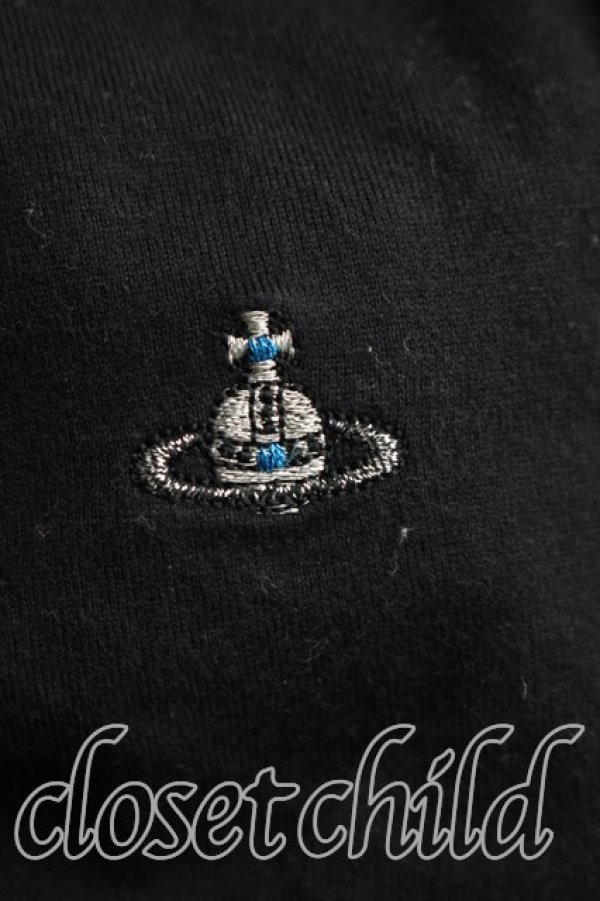 画像5: ヴィヴィアンウエストウッド MAN 中古 / TS/パンチウッドラウンドネック半袖Tシャツ 46（メンズM相当） 黒  H-25-12-14-021-ts-OD-ZH (5)