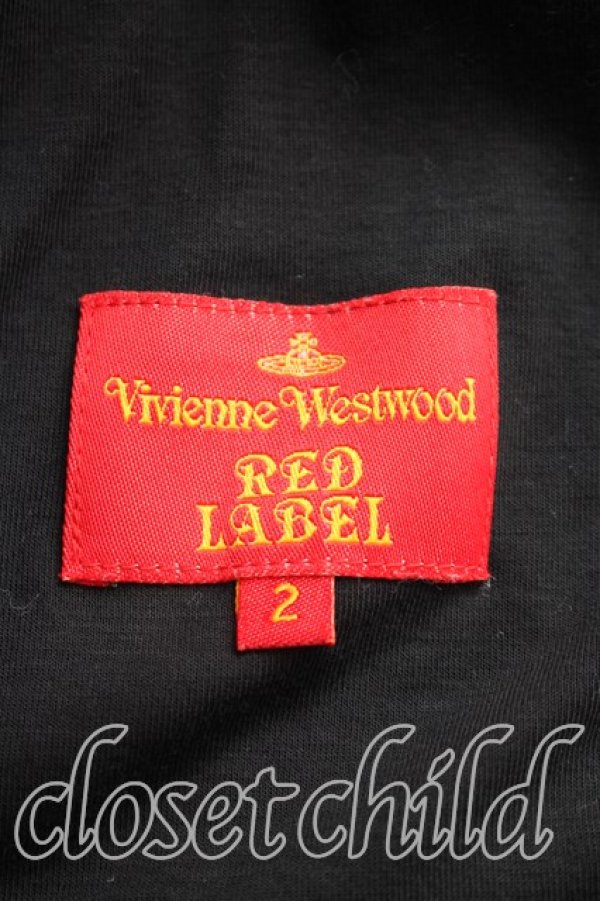 画像3: ヴィヴィアンウエストウッド 中古 / スナップボタンフロントトップス 2(9号相当) 黒  H-25-12-14-024-to-IN-ZH (3)