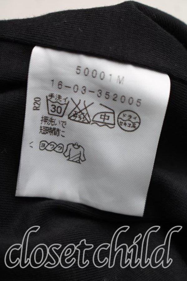 画像4: ヴィヴィアンウエストウッド 中古 / スナップボタンフロントトップス 2(9号相当) 黒  H-25-12-14-024-to-IN-ZH (4)