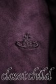 画像6: ヴィヴィアンウエストウッド 中古 / 単色オーブ刺繍切替カットソーワンピ 2(9号相当) 紫  H-25-12-14-003-op-IN-ZH (6)